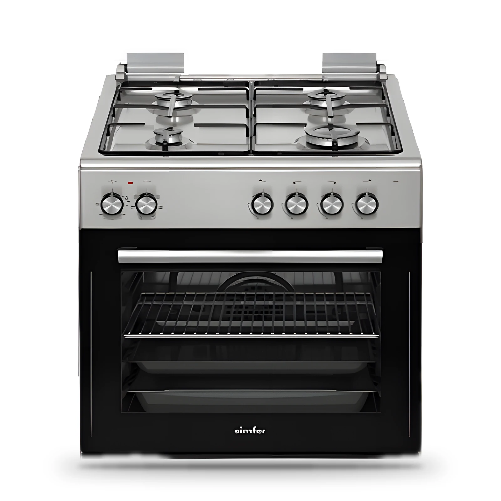 Cuisinière à gaz Simfer 60 cm 4 feux · Inox