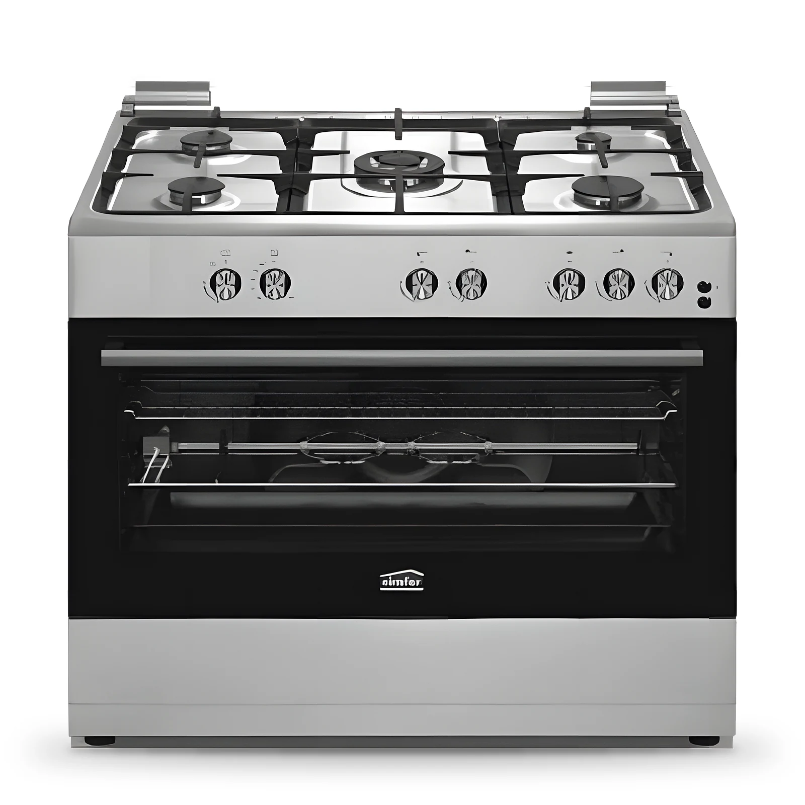 Cuisinière à gaz Simfer 90 cm 5 feux · Inox