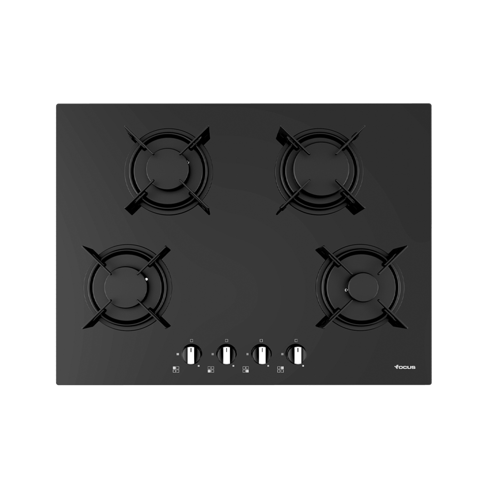 Plaque Focus F410B · Verre noir
