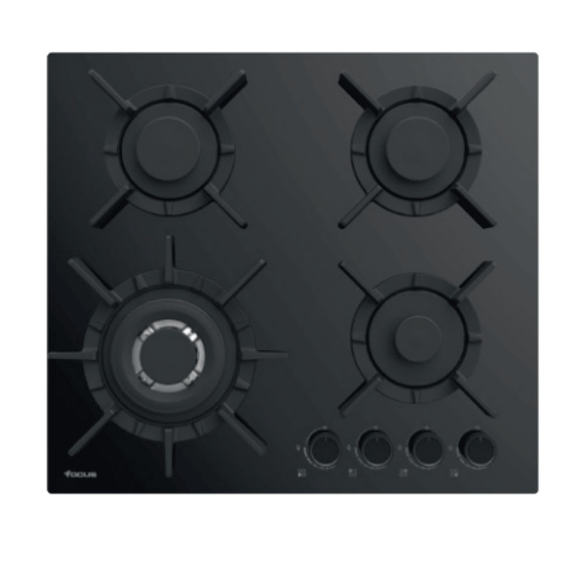 Plaque Focus F415B · Verre noir