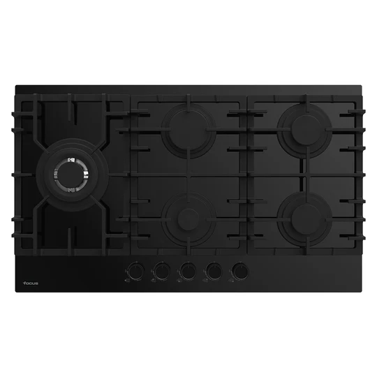 Plaque Focus F419B · Verre noir
