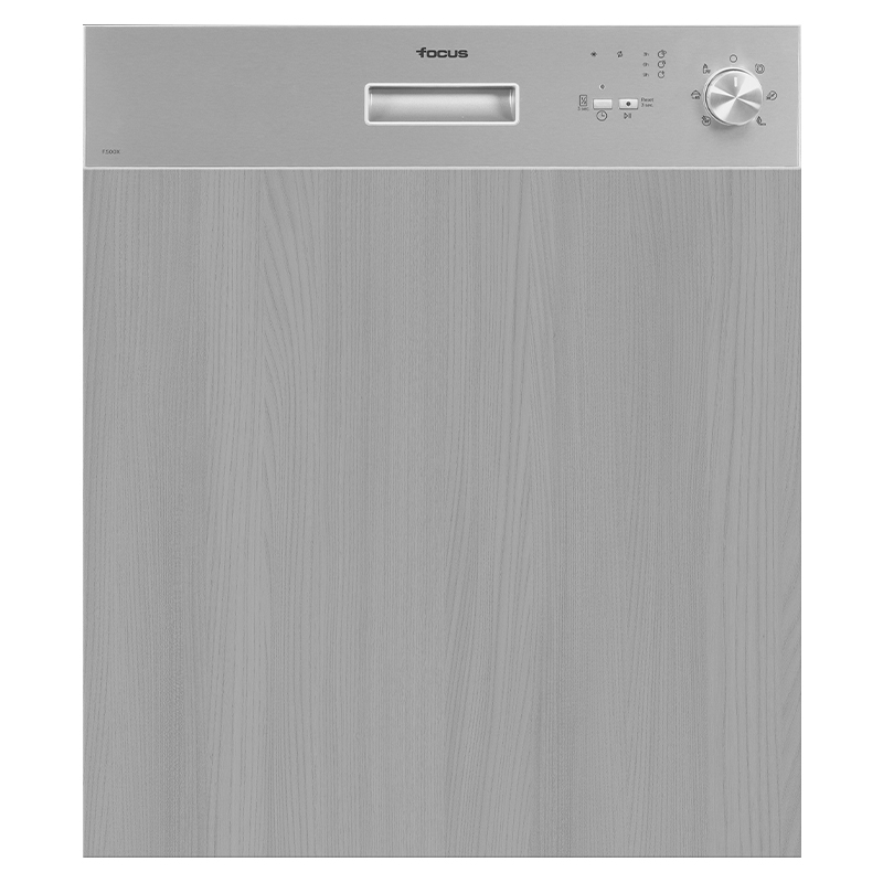 Focus semi-encastrable 12 couverts · Inox