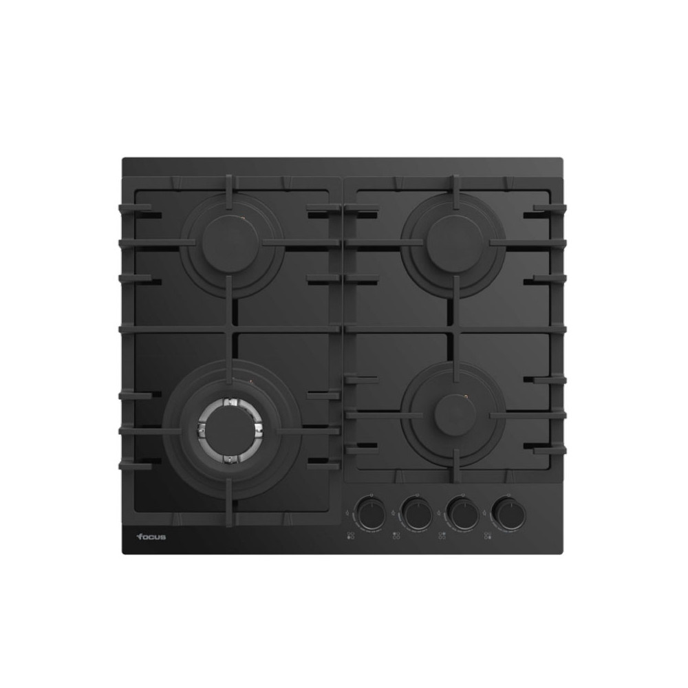 Plaque Focus F8005BS · Verre noir