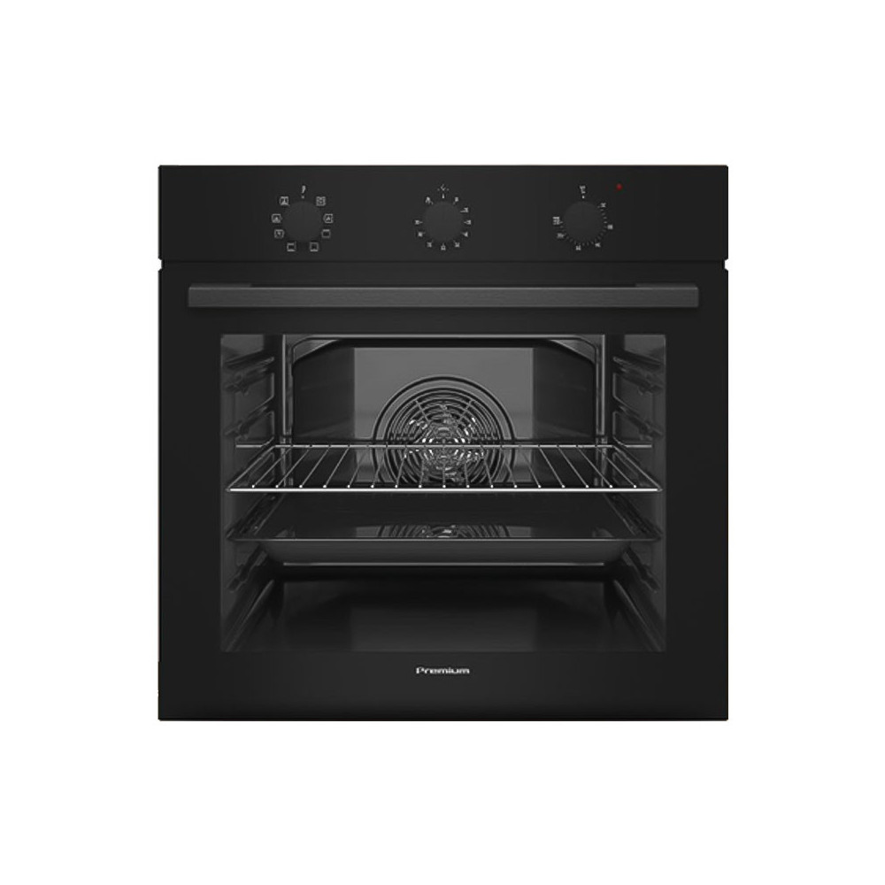Four encastrable Premium AF6080.B01 · Verre noir