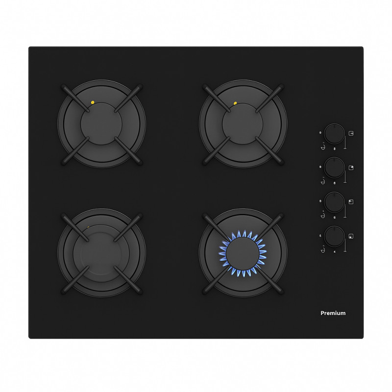 Plaque Premium AP1640.BS04 · Verre noir