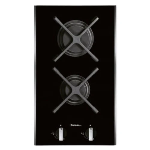 Plaque Focus SOFT.32 · Verre noir