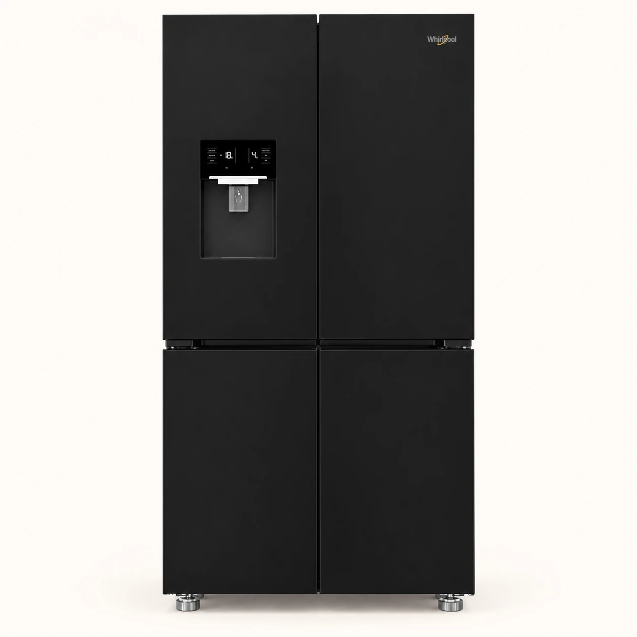 Whirlpool 4 portes 534 L · Noir