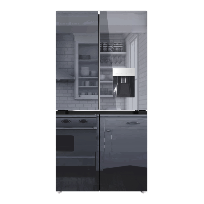 Hyundai 4 portes 436 L · Verre miroir