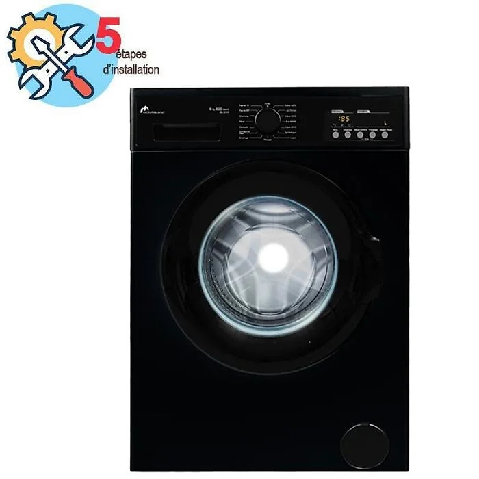 Montblanc lave-linge 7 kg · Noir
