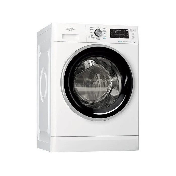 Whirlpool lave-linge 9 kg · Blanc