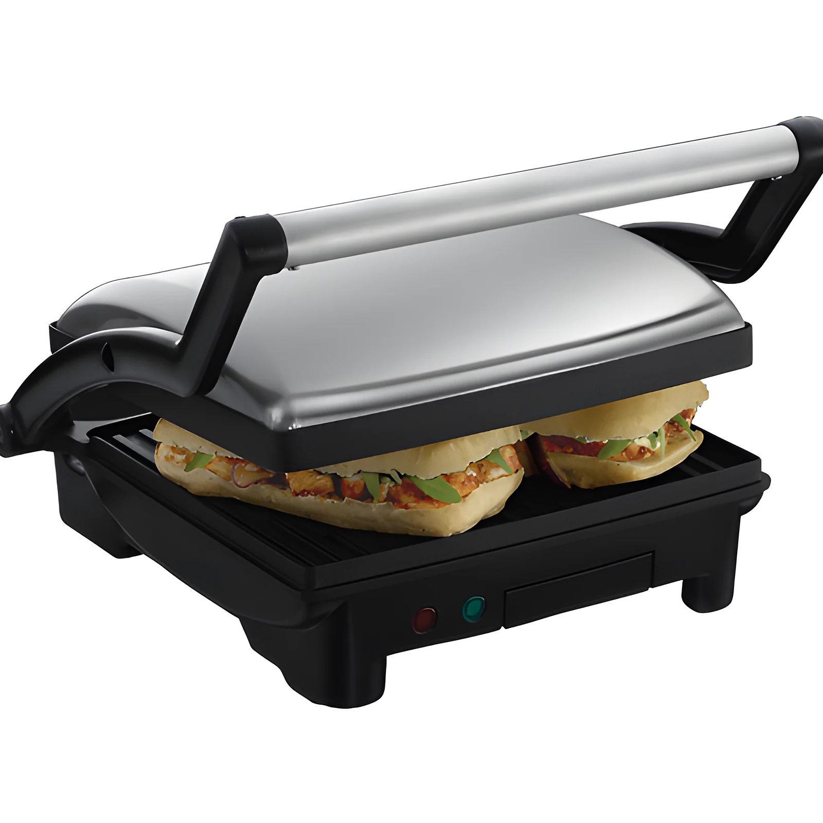 Grill 3 en 1 Russell Hobbs barbecue, grill et panini · Silver