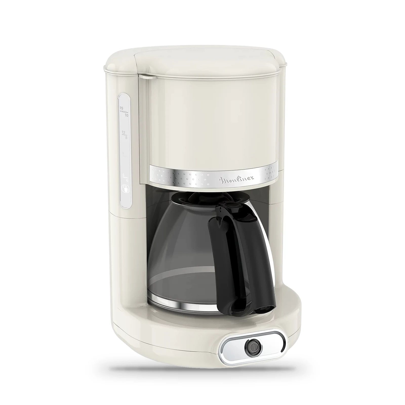 Cafetière filtre Moulinex Soleil 10 à 15 tasses · Ivoire